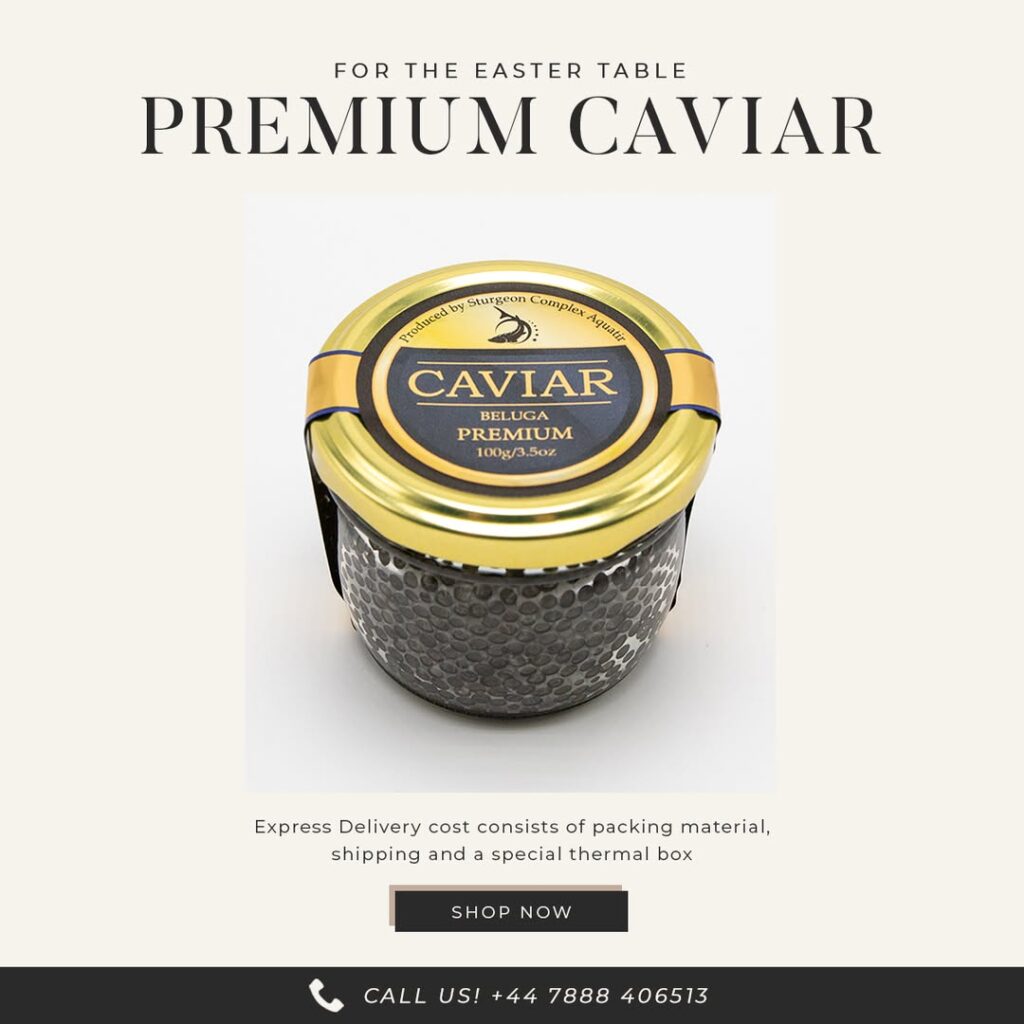 Easter 2025 – luxury red and black caviar gift UK