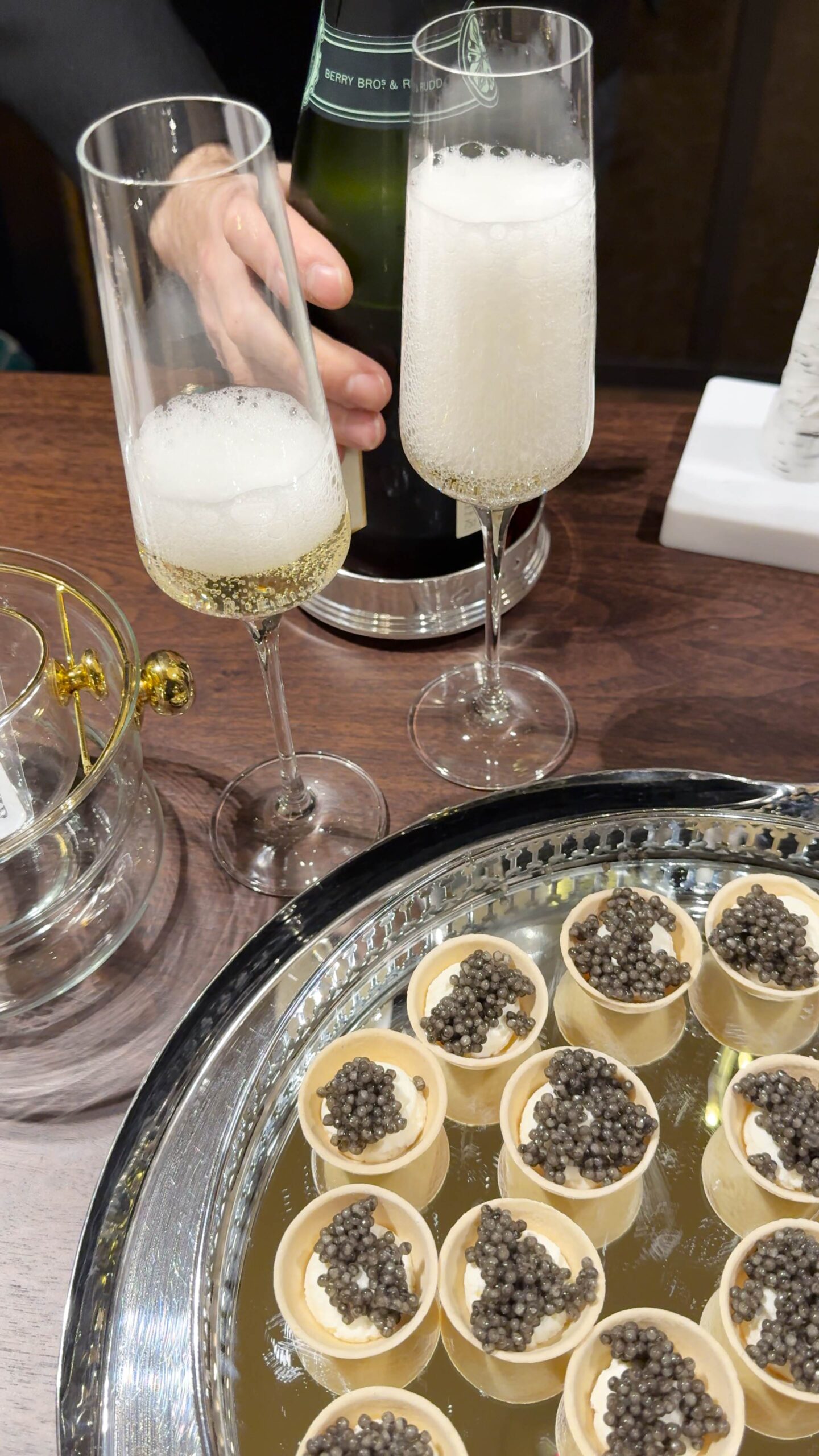 Caviar and champagne – ultimate luxury pairing UK