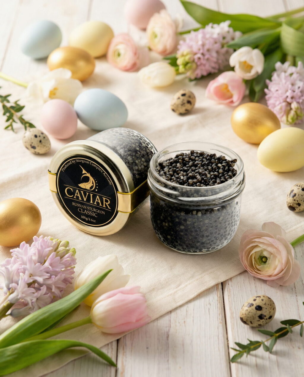 Easter 2026 – premium caviar Easter hamper UK