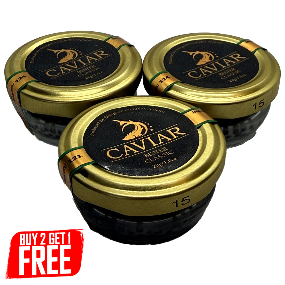 Caviar of Bester - 2+1 cans of 28g